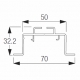 614 Recess Rail ONLY (per metre)