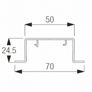 2615 Recess Rail ONLY  (Price per Metre) 2615 Recess Rail ONLY  (Price per Metre)