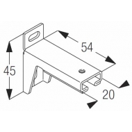 Adjustable bracket base (Each) (Obsolete) Adjustable bracket base (Each) (Obsolete)