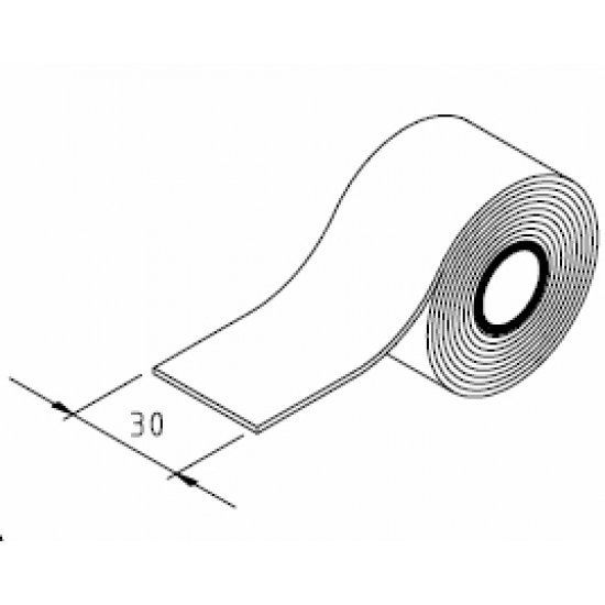 Standard adhesive tape, 30mm (per Metre)