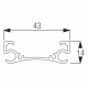 4412 Support Bar (per metre) (Obsolete)