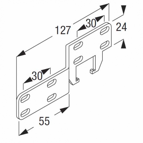 Left  hand overlap Arm (Each)