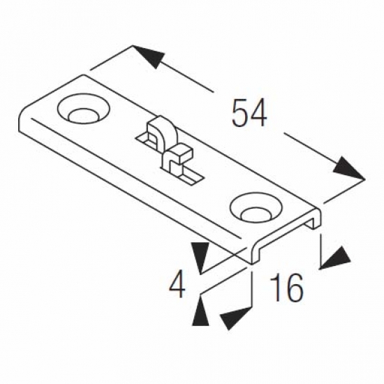 Twist fixing plate