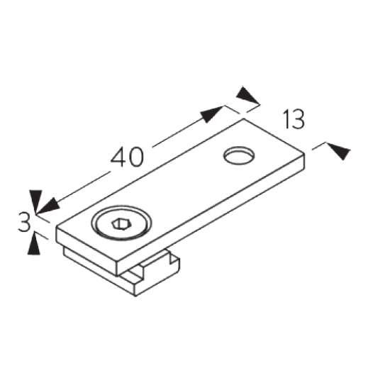 Ceiling support (3mm) (Each) 