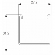 8102 Rail ONLY (per metre) 8102 Rail ONLY (per metre)