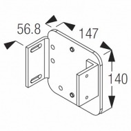 Roller Bracket wall Right Roller Bracket wall Right