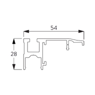 Side guide case inside fitting S/M Side guide case inside fitting S/M