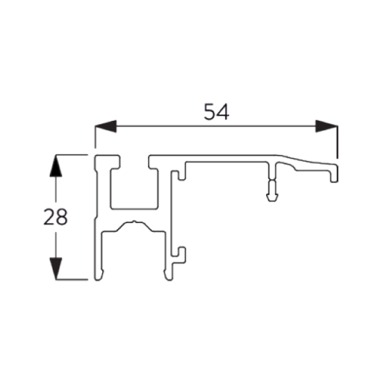Side guide case inside fitting S/M (Each)