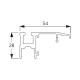 Side guide case inside fitting S/M (Each)
