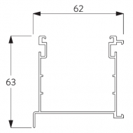 8902 Profile (per metre) 8902 Profile (per metre)