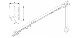 3000 systems. Small profile. (For light to medium weight applications)