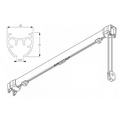 3840 systems. Medium profile. (For medium weight applications) Now also available in Black