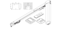 5100 new Recess Autoglide systems (New April 2026)  (For light to medium weight applications) Available in White and Black
