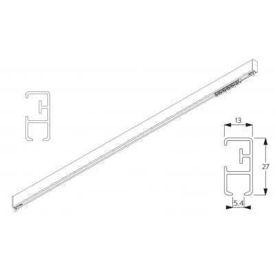 6380 Wave hand operated systems. Medium profile. (For medium weight applications)