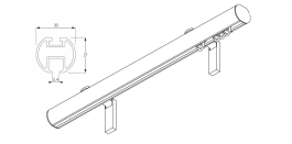 7610 (6130M) Metropole and Metropole Wave 30mm Hand Drawn systems