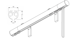 7630 (6120M) Metropole and Metropole Wave 30mm Cord Drawn systems