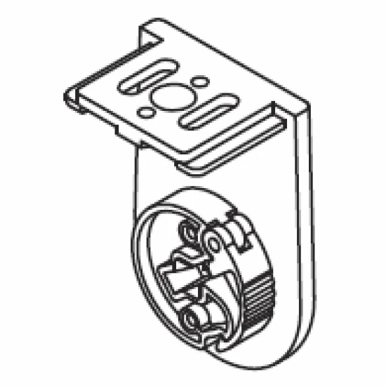Metal Bracket, ceiling, right (46mm) (Obsolete) Metal Bracket, ceiling, right (46mm) (Obsolete)